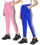 KYDA KIDS® Girls Cotton Printed Track Pants with Pocket