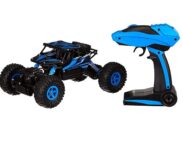 Amazon Brand - Jam & Honey Remote-Control Car (1:18) Rock Runner/Crawler, 4WD