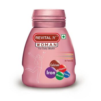 Revital H for Woman with Multivitamins, Calcium, Zinc & Natural Ginseng