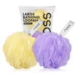 ross Large Bath Loofah Sponge Scrubber Exfoliator for High Lather Cleansing