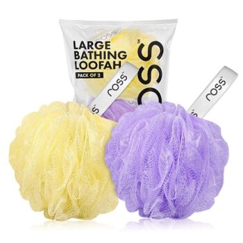 ross Large Bath Loofah Sponge Scrubber Exfoliator for High Lather Cleansing