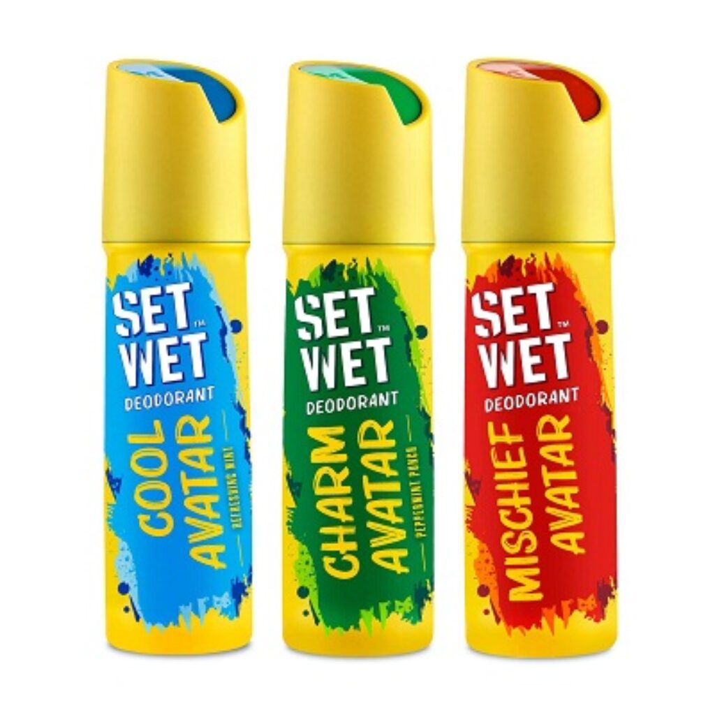 SET WET Deodorant Spray Perfume