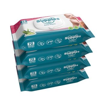 Supples Baby Wet Wipes with lid
