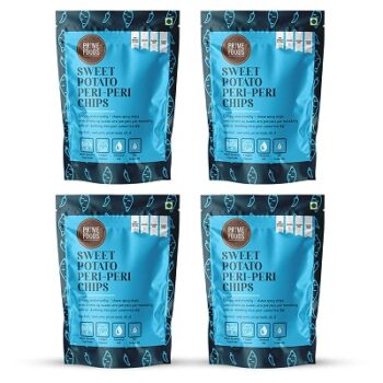 Prime Foods Sweet Potato Peri Peri Chips | Crispy Vacuum Fried Chips