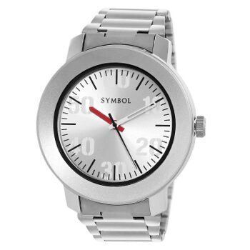 Amazon Brand - Symbol Analog Silver Dial Men's Watch-AZ-SYM-SS21A-04B