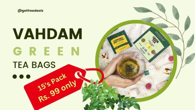 VAHDAM Organic Green Tea Bags