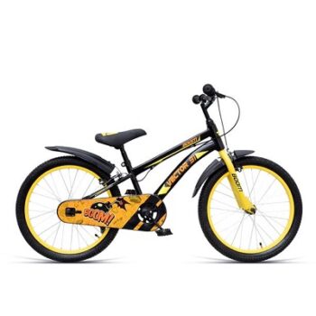 VECTOR 91 Boom 20T Black Single Speed Kids Cycle, Frame: 12 Inches, Ideal for Unisex Youth