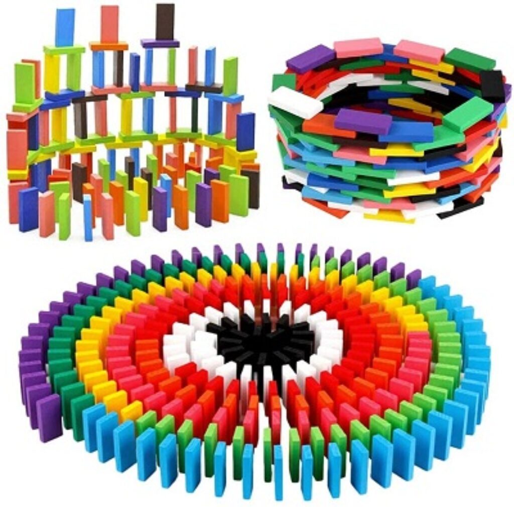 VGRASSP 120 PCS Super Domino Blocks,