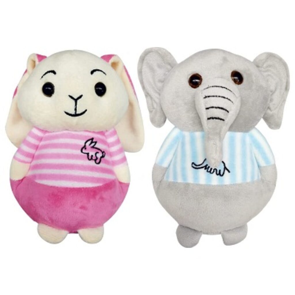 Zitto - Elephant & Rabbit Soft Toy