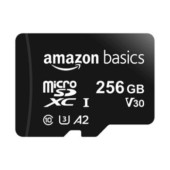 Amazon Basics 256GB microSDXC Memory Card