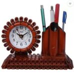 ALTRA QUARTZ Analog Brown Clock