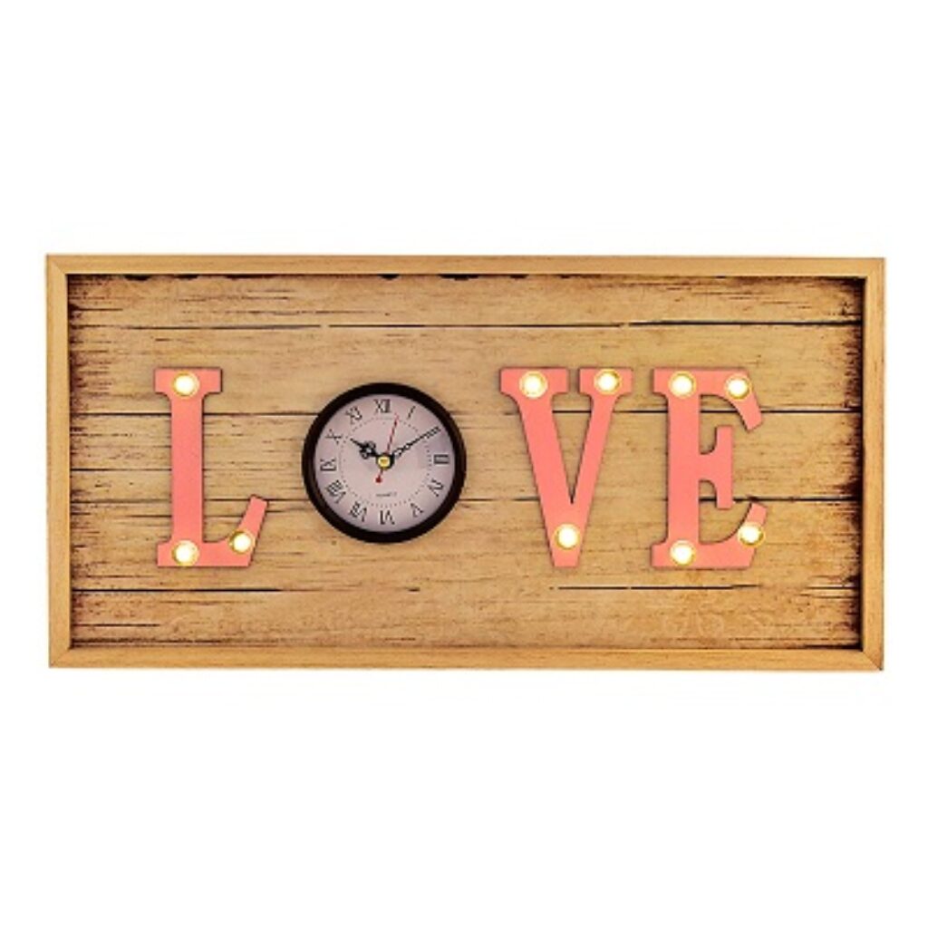 Archies® Wall Clock Design Decorative in MDF Wood for Craft