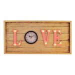 Archies® Wall Clock Design Decorative in MDF Wood for Craft