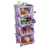 Aristo SPACIO Rack 4 Layer Plastic Rack for Kitchen, Offices