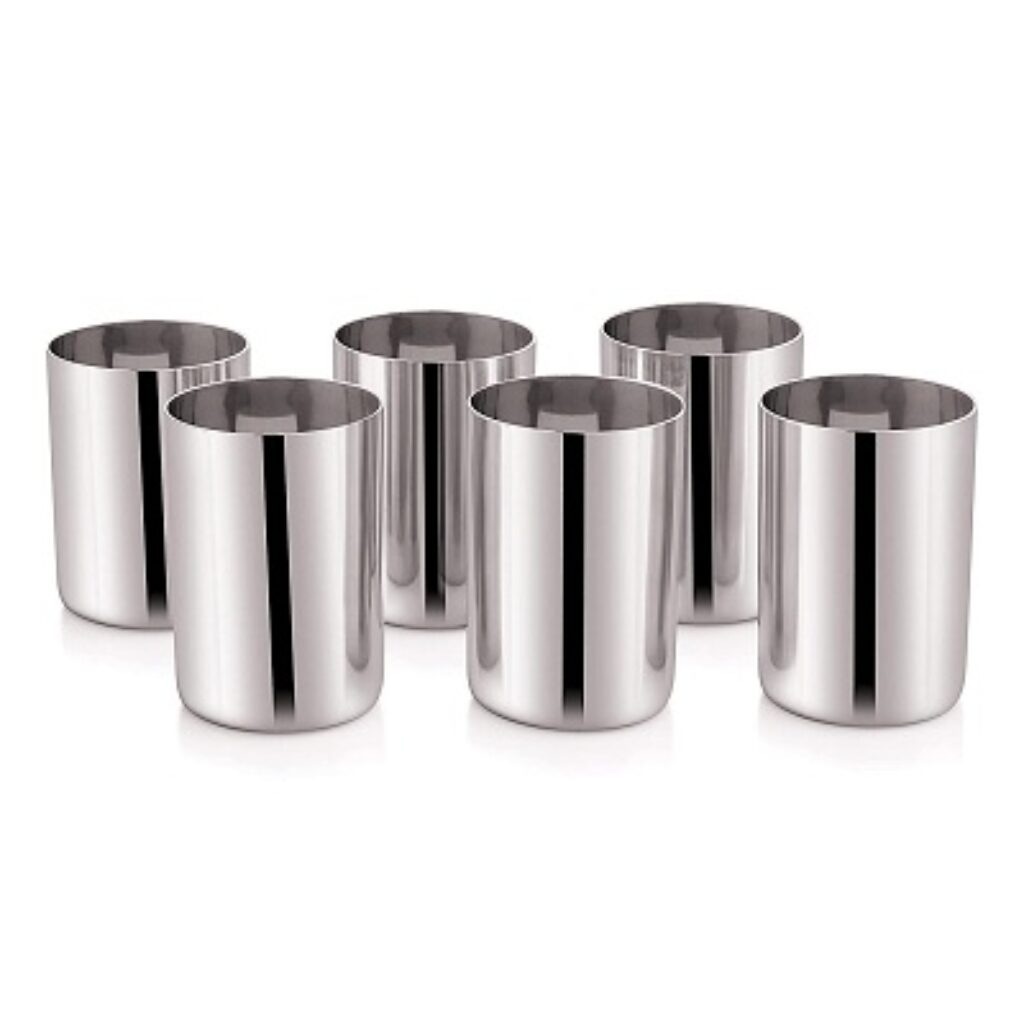 Attro Sleek Stainless Steel Mirror Finish Tableware Drinkware Tumbler