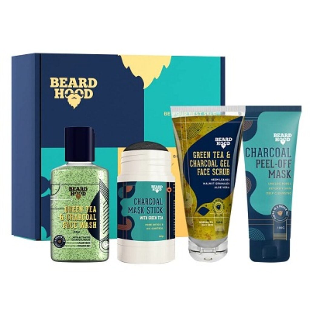 Beardhood Charcoal Facial Kit For Men