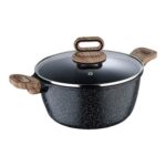 Bergner Ultimate Non Stick Casserole/Briyani Pot/Handi with Glass Lid