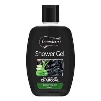 Freeskin Activated Charcoal Body Wash Shower Gel