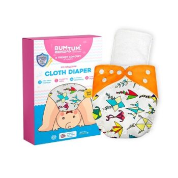 Bumtum 0 to 3 Years Baby Freesize Ultrahygiene Waterproof Cloth Diaper