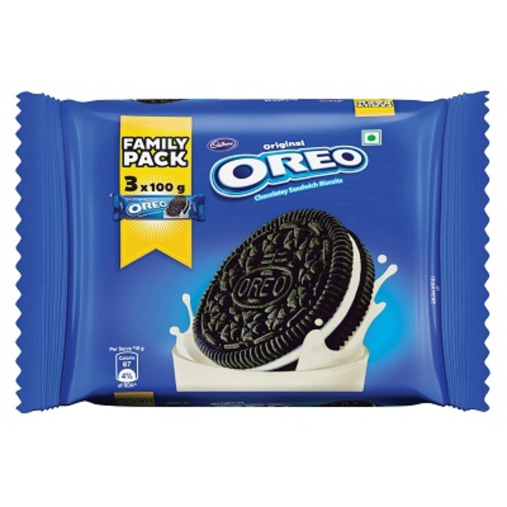 Cadbury Oreo Vanilla flavour Cookie Sandwich