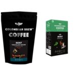 Colombian Brew Mint Chocolate Mocha Instant Coffee Powder