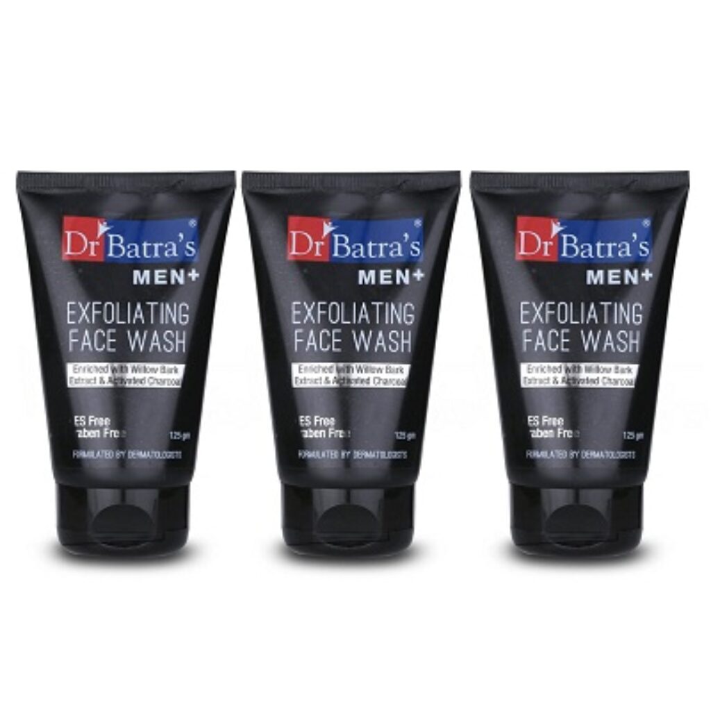 Dr Batra's Men Exfoliating Face Wash, Enriched