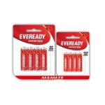 Eveready Red AA & AAA Batteries -Multi Pack of 8