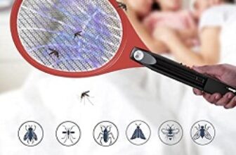 GIGAWATTS with GW Attack Mosquito Racket Electric Insect Handheld Fly Swatter
