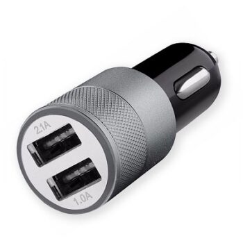 GoSale 3.1A Dual Port High Speed Rapid Fast Turbo Metal Car Charger