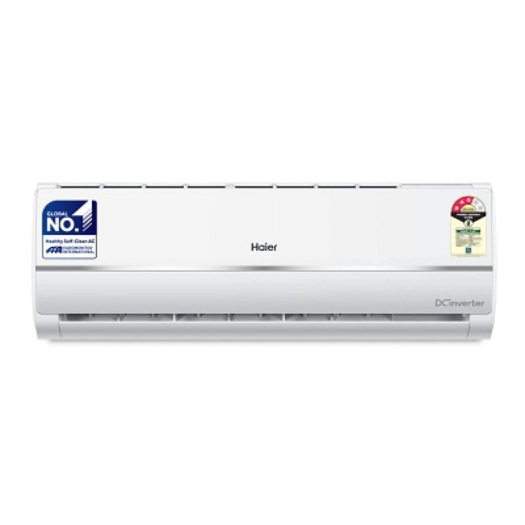 Haier 1.5 Ton 3 Star Inverter Split AC (Copper, Antibacterial Filter