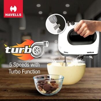Havells Whisko 300 watt Hand Mixer with Single Eject Button