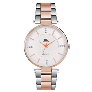 IIK COLLECTION Analog Women's Watch Stainless Steel Dial Wrist Watches for Women