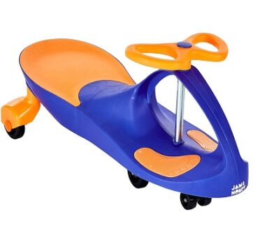 Amazon Brand - Jam & Honey Swing/Magic Car (Blue & Orange)