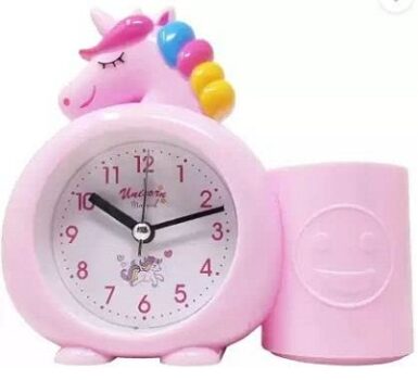 Kadio Analog Pink Clock