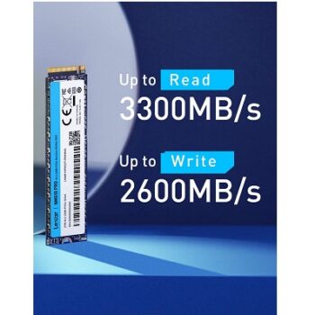 Lexar NM610 PRO 1TB SSD, Up to 3300MB/s, NVMe 1.4 PCIe Gen 3x4 M.2 2280