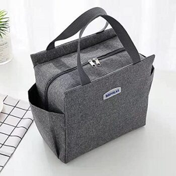 Meneflix New Portable Lunch Bag Thermal Insulated Lunch Box Tote Cooler Bag Bento