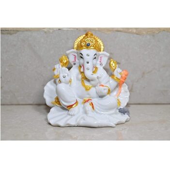 BS24 Marble Antique Lord Ganesh ji