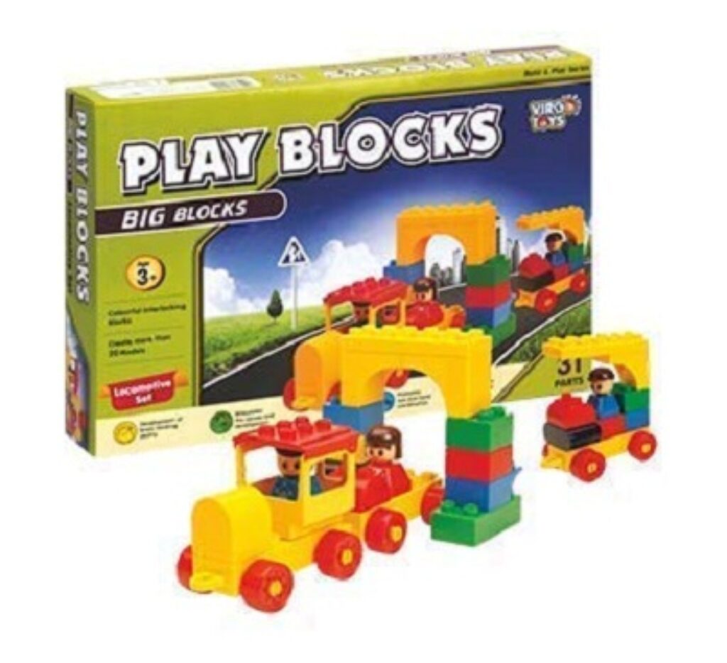 Negi Play Blocks Locomotive Set