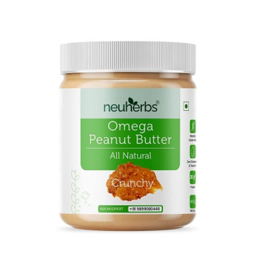 Neuherbs All Natural Omega Peanut Butter with the Power of Omega-3