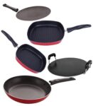 Nirlon Non Stick cookware Set of 5 Pieces Combo for Wedding