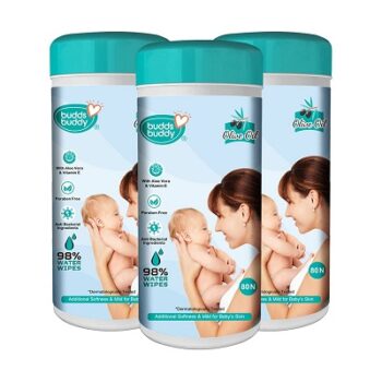 Buddsbuddy Olive Oil Babycare Canister Wet Wipes