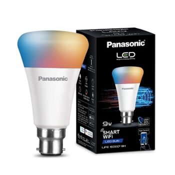 Panasonic 9W B22 Led Neutral White Bulb, (Pbum27090,B22D_3,A21)