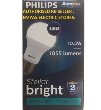 Philips Base E27 10.5-Watt LED Bulb (Pack of 4, Cool Day Light)
