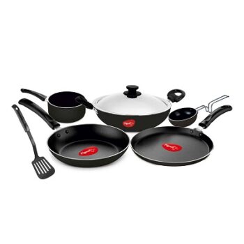 Pigeon Favourite 7 Piece Gift Set Non-Stick Coated Comes with Fry Pan,