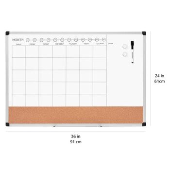 Amazon Basics Calendar Planner Board