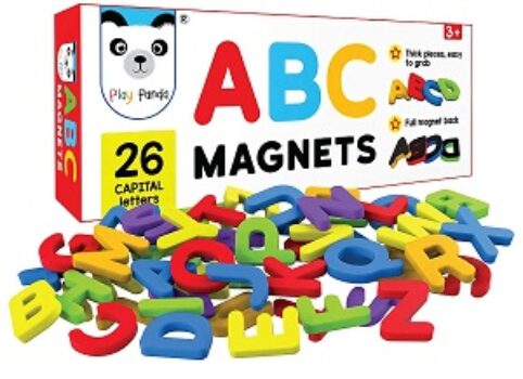 Play Panda ABC Magnets Capital Letters