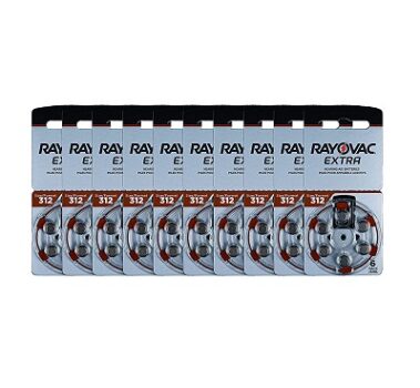 Rayovac Size 312 Hearing Aid Battery (12 Pack)