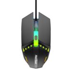 Redgear A-10 Wired Gaming Mouse with RGB LED, Lightweight and Durable Design, DPI Upto 2400, Compatible with Windows and MAC.