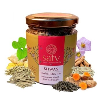 SATV SHWAS Herbal Tea I Respiratory Health I Cough & Cold