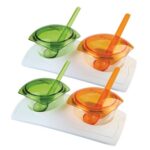 Herevin Imperia Snacks Serving Set with Spoon and Cover,